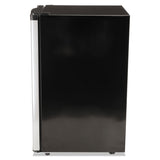 Avanti 4.4 CF Refrigerator, 19 1/2"W x 22"D x 33"H, Black/Stainless Steel (AVARM4436SS) Each