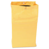 Rubbermaid® Commercial Zippered Vinyl Cleaning Cart Bag, 24 gal, , 17.25" x 30.5", Yellow (RCP1966719) Each