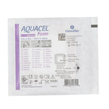 Aquacel® Foam Dressing 4 X 4 Inch With Border Waterproof Film Backing Silicone Adhesive Square Sterile (1156827_EA) 1/EA