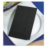 Hoffmaster® Dinner Napkins, 2-Ply, 15 x 17, Black, 1000/Carton (HFM180513) Case of 1000
