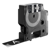 DYMO® Rhino Permanent Vinyl Industrial Label Tape, 0.75" x 18 ft, Black/White Print (DYM1805436) Each