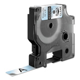 DYMO® Rhino Permanent Vinyl Industrial Label Tape, 0.5" x 18 ft, Clear/Black Print (DYM622289) Each