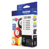Brother LC201BK Innobella Ink, 260 Page-Yield, Black (BRTLC201BK) Each