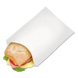 Bagcraft Grease-Resistant Single-Serve Bags, 6.5" x 8", White, 2,000/Carton (BGC300422) Case of 2000