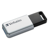Verbatim® Store 'n' Go Secure Pro USB Flash Drive with AES 256 Encryption, 32 GB, Silver (VER98665) Each