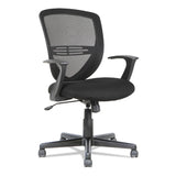 OIF Swivel/Tilt Mesh Mid-Back Task Chair, Supports Up to 250 lb, 17.91" to 21.45" Seat Height, Black (OIFVS4717) Each