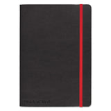 Black n' Red™ Flexible Cover Casebound Notebooks, SCRIBZEE Compatible, 1-Subject, Wide/Legal Rule, Black Cover, (71) 8.25 x 5.75 Sheets (JDK400065000) Each