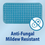 Theracare™ Non-Slip Bath Mat Vinyl 15 X 27 Inch (1257842_EA) 1/EA