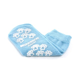 McKesson Terries™ Slipper Socks Unisex Child Double Tread Single Patient Use Light Blue (558993_PR) 1/PR