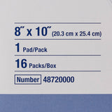 Sorbalux® ABD Abdominal Pad 8 X 10 Inch 1-Ply Sterile 1 per Pouch (625308_EA) 1/EA
