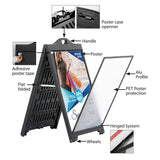 MT Displays Street SignPro, Poster Size 24"x36", Black with lens (UPSP120024X2000) Each