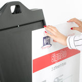 MT Displays Street SignPro poster W/out lens, black 24"X36" (UPSP220024x2000) Each