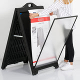 MT Displays Street SignPro, Poster Size 24"x36", Black with lens (UPSP120024X2000) Each