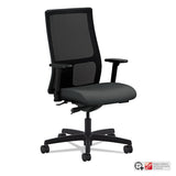 HON® Ignition Series Mesh Mid-Back Work Chair, Supports Up to 300 lb, 17.5" to 22" Seat Height, Iron Ore Seat, Black Back/Base (HONIW103CU19) Each