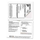 Avery® Shipping Labels with Paper Receipt and TrueBlock Technology, Inkjet/Laser Printers, 5.06 x 7.63, White, 50/Pack (AVE5127) Pack of 50