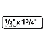 Avery® Matte Clear Easy Peel Mailing Labels w/ Sure Feed Technology, Laser Printers, 0.5 x 1.75, Clear, 80/Sheet, 10 Sheets/Pack (AVE15667) Pack of 800