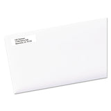 Avery® White Address Labels w/ Sure Feed Technology for Laser Printers, Laser Printers, 0.5 x 1.75, White, 80/Sheet, 250 Sheets/Box (AVE5967) Box of 20000