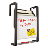 Quartet® Hanging File Pocket with Dry Erase Board, 3 Sections, Letter Size, 15" x 4", x 20", Black (QRTOFD) Each
