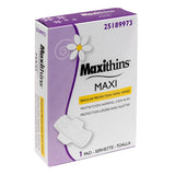 Hospeco® Maxithins® Vended Maxi Pads w/ Wings, Regular Absorbency, 250/Case (HOS25189973) Case of 250