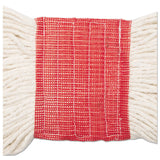 Boardwalk® Super Loop Wet Mop Head, Cotton/Synthetic Fiber, 5" Headband, Large Size, White, 12/Carton (BWK503WHCT) Case of 12