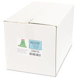 Boardwalk® Super Loop Wet Mop Head, Cotton/Synthetic Fiber, 5" Headband, Large Size, Green, 12/Carton (BWK503GNCT) Case of 12