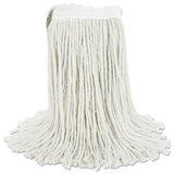 Boardwalk® Cut-End Wet Mop Head, Cotton, No. 16 Size, White (BWK2016CEA) Each