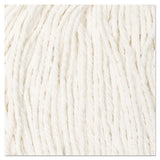Boardwalk® Cut-End Wet Mop Head, Cotton, No. 24, White (BWK2024CEA) Each