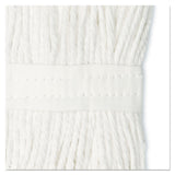 Boardwalk® Cut-End Wet Mop Head, Cotton, No. 24, White (BWK2024CEA) Each