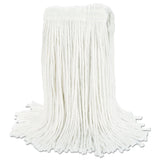 Boardwalk® Cut-End Wet Mop Head, Rayon, No. 24, White, 12/Carton (BWK2024RCT) Case of 12