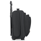Solo Classic Rolling Overnighter Case, Fits Devices Up to 15.6", Ballistic Polyester, 16.14 x 6.69 x 13.78, Black (USLB644) Each