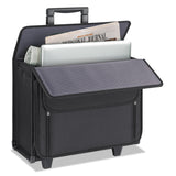 Solo Classic Rolling Catalog Case, Fits Devices Up to 17.3", Polyester, 18 x 7 x 14, Black (USLB1514) Each