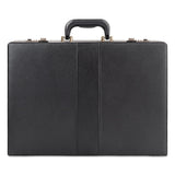 Solo Classic Attache, Vinyl, 12.5 x 4 x 17.5, Black (USLK854) Each