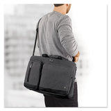 Solo Urban Hybrid Briefcase, Fits Devices Up to 15.6", Polyester, 16.75" x 4" x 12", Gray (USLUBN31010) Each