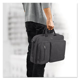 Solo Urban Hybrid Briefcase, Fits Devices Up to 15.6", Polyester, 16.75" x 4" x 12", Gray (USLUBN31010) Each