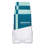 deflecto® 4-Compartment DocuHolder, Booklet Size, 6.88w x 6.25d x 10h, Clear (DEF77901) Each