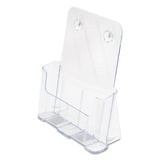 deflecto® DocuHolder for Countertop/Wall-Mount, Magazine, 9.25w x 3.75d x 10.75h, Clear (DEF77001) Each