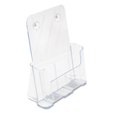 deflecto® DocuHolder for Countertop/Wall-Mount, Magazine, 9.25w x 3.75d x 10.75h, Clear (DEF77001) Each