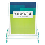 deflecto® Euro-Style DocuHolder, Magazine Size, 9.81w x 6.31d x11h, Green Tinted (DEF775390) Each