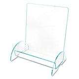 deflecto® Euro-Style DocuHolder, Magazine Size, 9.81w x 6.31d x11h, Green Tinted (DEF775390) Each