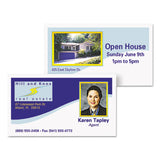 Avery® Clean Edge Business Cards, Laser, 2 x 3.5, White, 200 Cards, 10 Cards/Sheet, 20 Sheets/Pack (AVE5871) Pack of 200