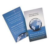 Avery® Print-to-the-Edge True Print Business Cards, Inkjet, 2 x 3.5, White, 160 Cards, 8 Cards Sheet, 20 Sheets/Pack (AVE8869) Pack of 160