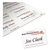 Avery® Flexible Adhesive Name Badge Labels, 3.38 x 2.33, White, 400/Box (AVE5395) Box of 400