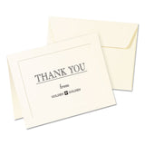 Avery® Note Cards with Matching Envelopes, Inkjet, 80 lb, 4.25 x 5.5, Embossed Matte Ivory, 60 Cards, 2 Cards/Sheet, 30 Sheets/Pack (AVE8317) Each