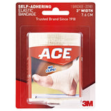 3M™ ACE™ Elastic Bandage 3 Inch Width X 5.3 Foot Self-Adherent Closure Tan NonSterile Standard Compression (976079_BX) 3/BX