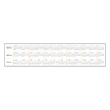 AT-A-GLANCE® WallMates Self-Adhesive Dry Erase Monthly Planning Surfaces, 24 x 18, White/Gray/Orange Sheets, Undated (AAGAW502028) Each