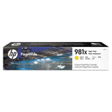 HP HP 981X, (L0R11A) High-Yield Yellow Original PageWide Cartridge (HEWL0R11A) Each