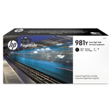 HP HP 981Y, (L0R16A) Extra High-Yield Black Original PageWide Cartridge (HEWL0R16A) Each