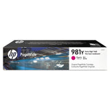 HP HP 981Y, (L0R14A) Extra High-Yield Magenta Original PageWide Cartridge (HEWL0R14A) Each