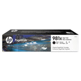 HP HP 981X, (L0R12A) High-Yield Black Original PageWide Cartridge (HEWL0R12A) Each