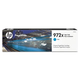 HP HP 972X, (L0R98AN) High-Yield Cyan Original PageWide Cartridge (HEWL0R98AN) Each